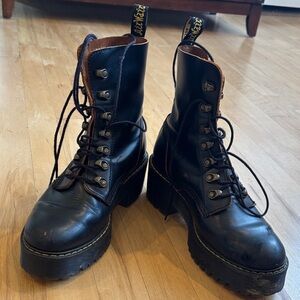 Dr. Martens Black Lace Up Boots